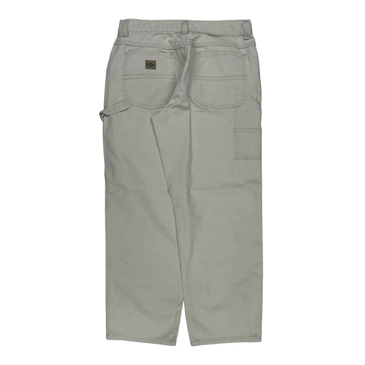 Lee Carpenter Trousers - 32W 30L Beige Cotton