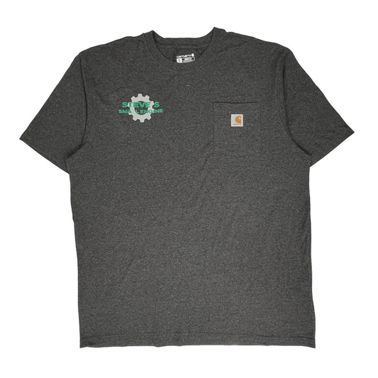 Carhartt T-Shirt - XL Grey Cotton Blend