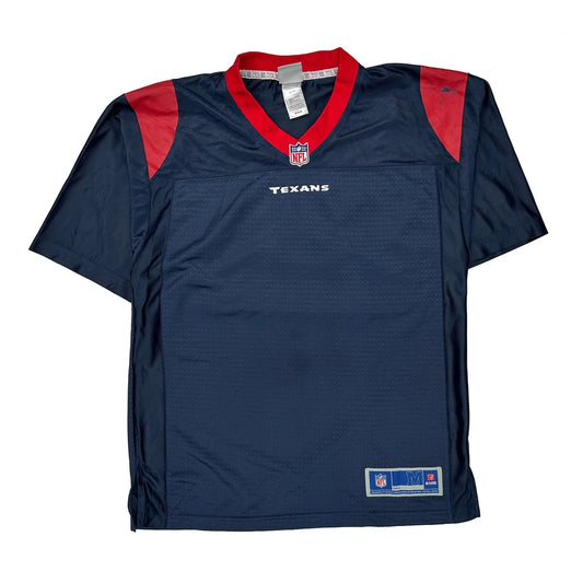 Texans N.F.L. Pro Line Football Jersey - Medium Red Polyester