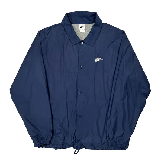 Vintage Nike Windbreaker - Small Blue Polyester