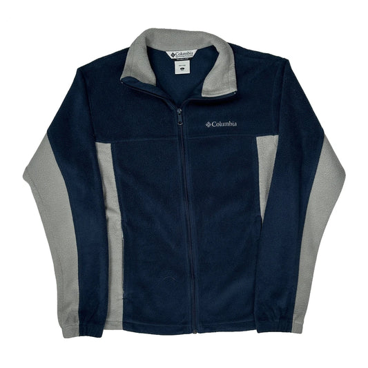 Columbia Fleece Jacket - Large Navy Polyester