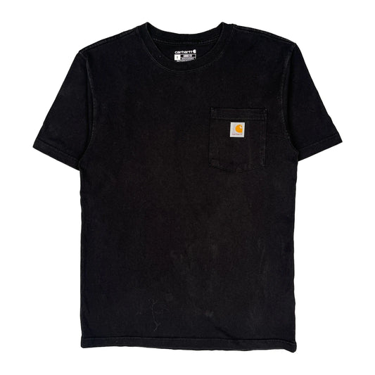 Vintage Carhartt T-Shirt - Small Black Cotton