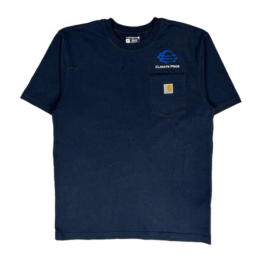Carhartt T-Shirt - Medium Navy Cotton