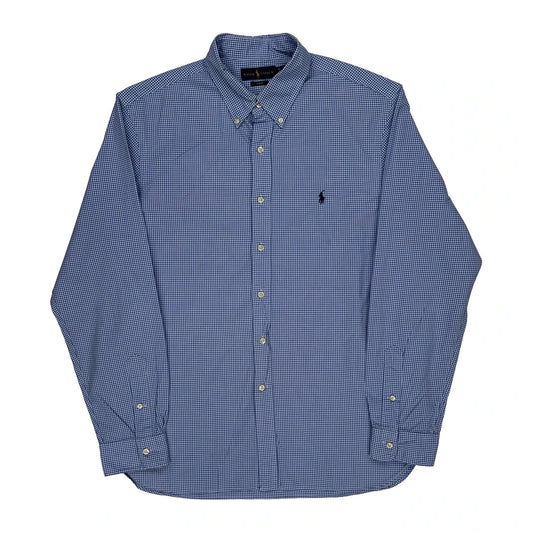 Ralph Lauren Slim Fit Shirt - XL Blue Cotton