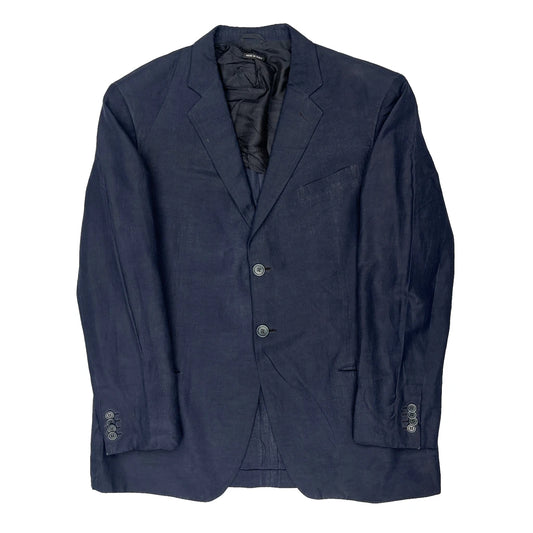 Giorgio Armani Blazer - Large Navy Linen