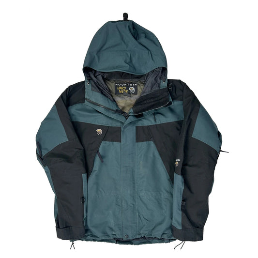 Mountain Hard Wear Hiking Waterproof Ski Jacket - Large Green Nylon