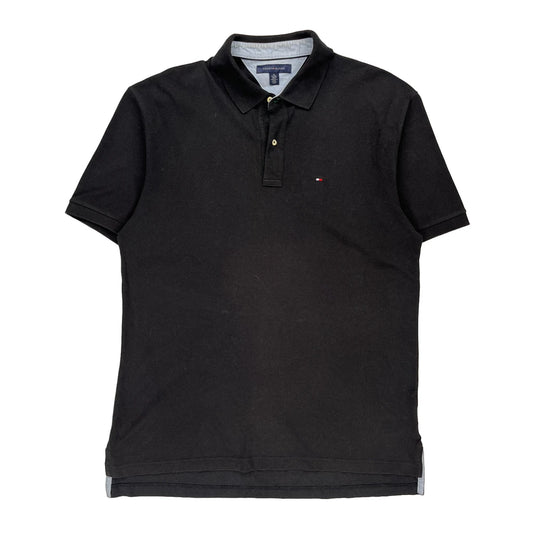 Tommy Hilfiger Polo Shirt - XL Black Cotton