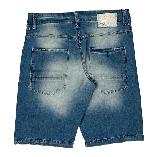 Vintage Hip Hop Jack & Jones Denim Shorts - 36W 12L Light Wash Cotton