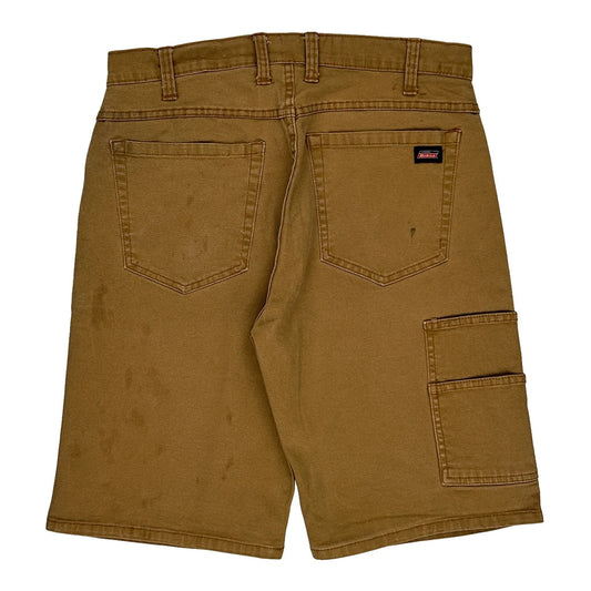 Vintage Dickies Carpenter Shorts - 32W 11L Brown Cotton Blend