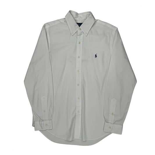 Ralph Lauren Shirt - Medium White Cotton