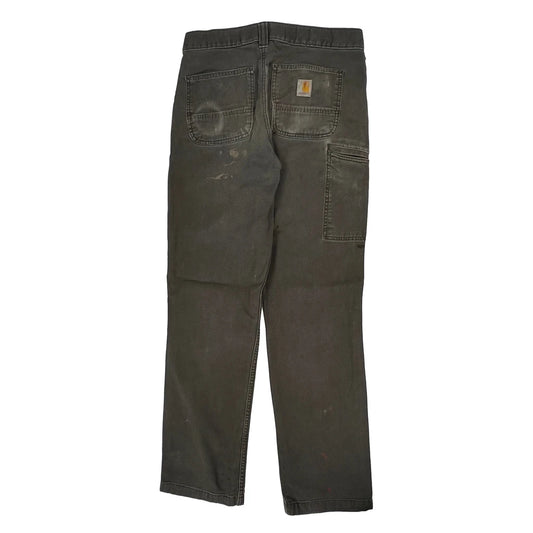 Carhartt Carpenter Trousers - 30W 30L Grey Cotton