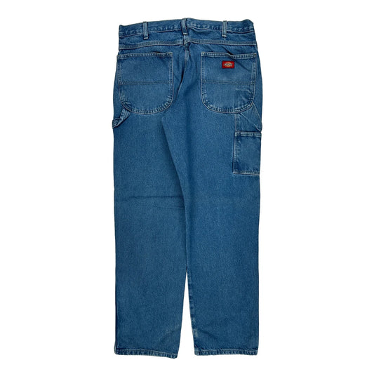 Vintage Dickies Carpenter Jeans - 33W 34L Blue Cotton
