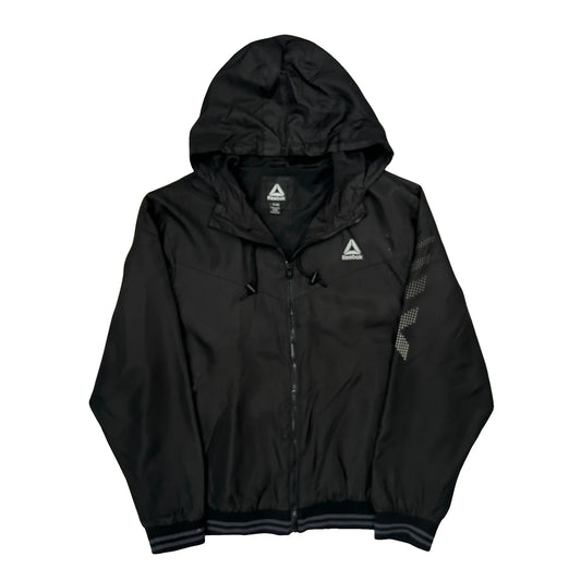 Reebok Windbreaker - XL Black Polyester