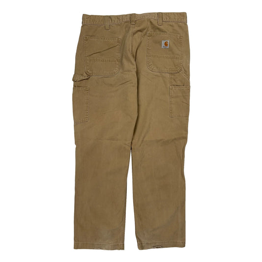 Carhartt Carpenter Trousers - 38W 32L Brown Cotton