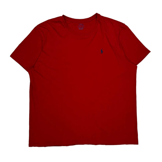 Vintage Ralph Lauren T-Shirt - 2XL Red Cotton