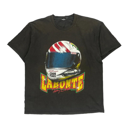 Vintage Terry Labonte Chase Authentics Nascar T-Shirt - XL Black Cotton