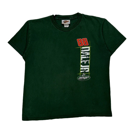 Dale Jr. Winners Circle Nascar T-Shirt - Medium Green Cotton