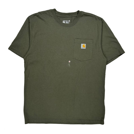 Carhartt T-Shirt - Medium Green Cotton