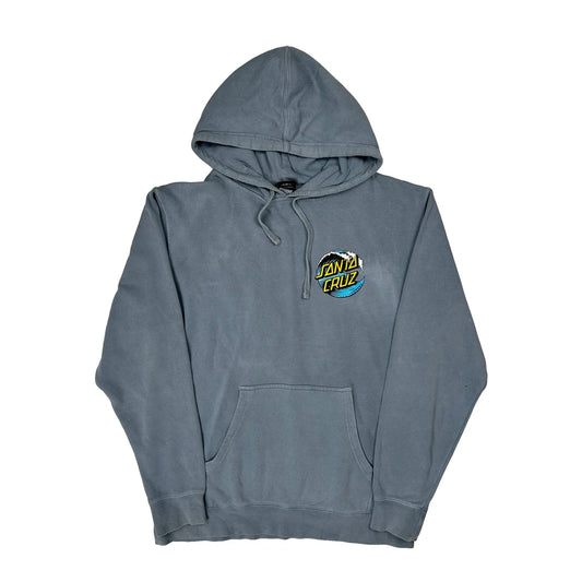 Santa Cruz Hoodie - Large Grey Cotton