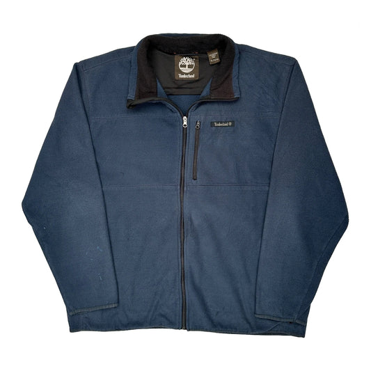 Timberland Fleece Jacket - XL Navy Polyester