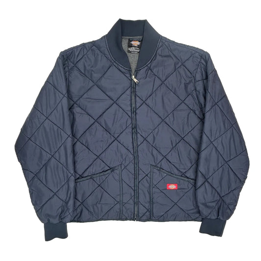 Dickies Military Style Liner Bomber Jacket - XL Navy Nylon