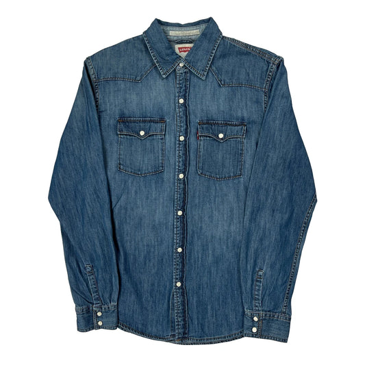 Levis Denim Shirt - Medium Blue Denim