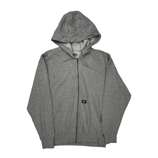 Dickies Hoodie - Large Grey Cotton Blend