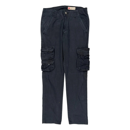 Wrangler Cargo Trousers - 30W 30L Black Cotton