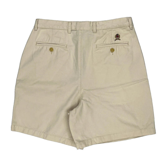 Tommy Hilfiger Chino Shorts - 34W 7L Beige Cotton