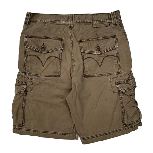 Levis Cargo Shorts - 34W 10L Brown Cotton