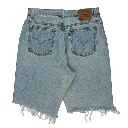 Vintage 550 Levis Denim Shorts - 34W 10L Light Wash Denim