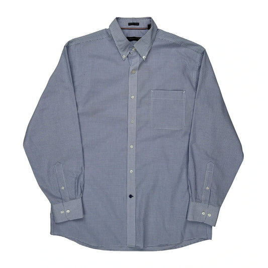 Tommy Hilfiger Checked Shirt - Large Blue Cotton