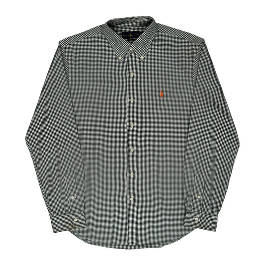 Ralph Lauren Slim Fit Shirt - Large Green Cotton
