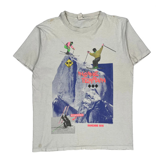 American Terrain Graphic T-Shirt - XL White Cotton