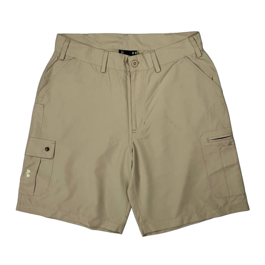 Under Armour Cargo Shorts - Medium Beige Polyester