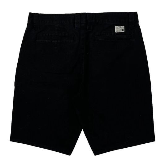 Quiksilver Chino Shorts - 34W 10L Black Cotton