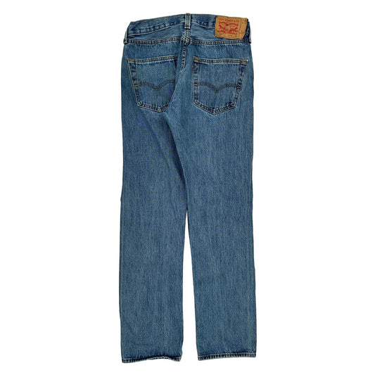 501 Levis Jeans - 30W 31L Blue Cotton