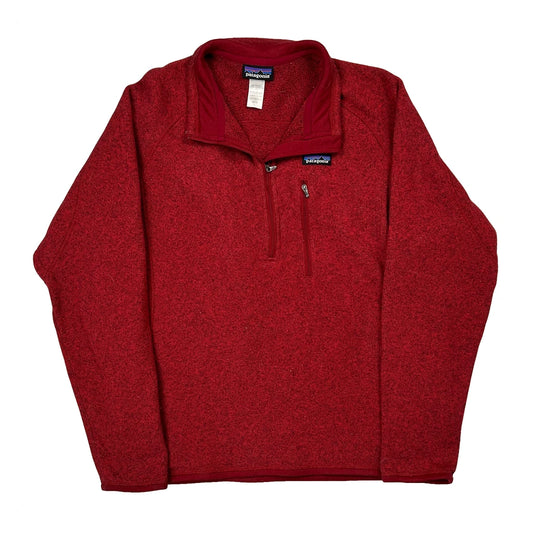 Vintage Patagonia Fleece - Large Red Polyester