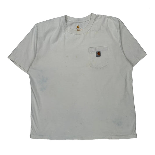 Carhartt T-Shirt - XL White Cotton