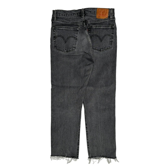 501 Levis Jeans - 26W UK 6 Black Cotton