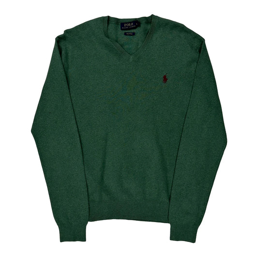 Polo By Ralph Lauren Jumper - Small Green Cotton