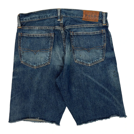 Polo By Ralph Lauren Denim Shorts - 34W 11L Blue Cotton