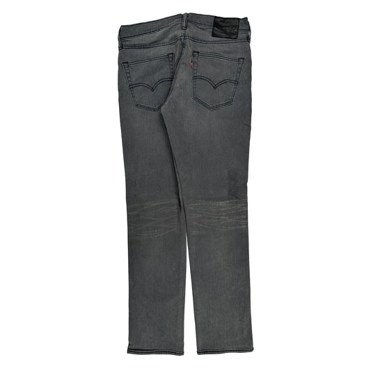 Levis Slim Fit Jeans - 32W 30L Grey Cotton