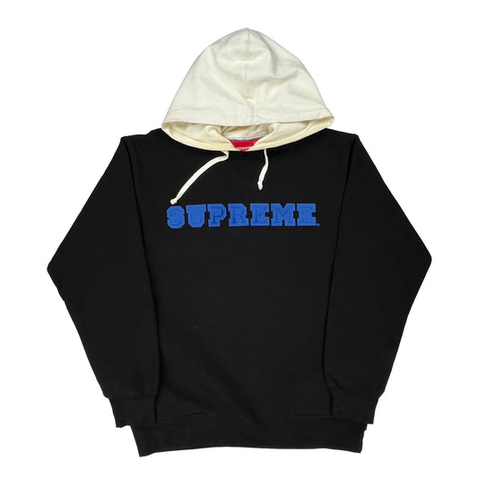 Supreme Spellout Hoodie - XL Black Cotton