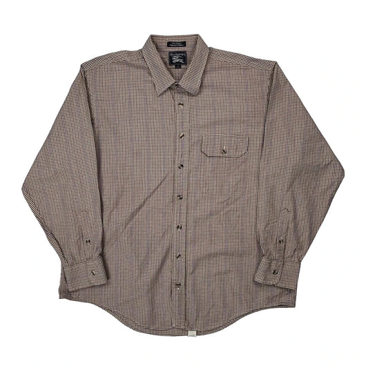 Made In USA Burberry Checked Shirt - XL Multicoloured Cotton