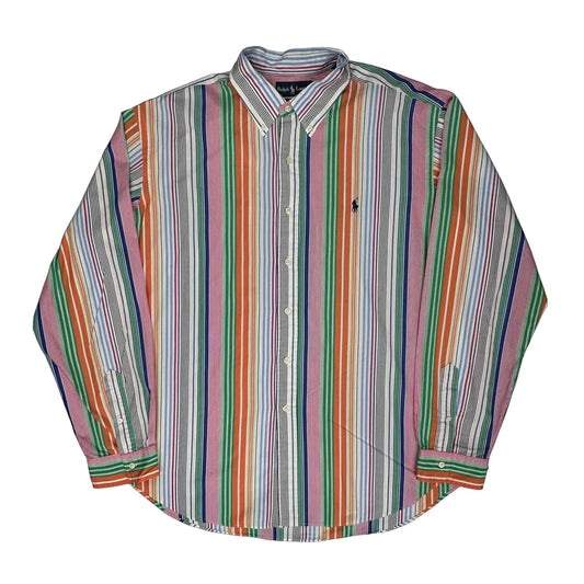 Ralph Lauren Striped Shirt - 2XL Multicoloured Cotton