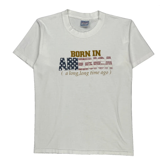 Unbranded Graphic T-Shirt - Medium White Cotton