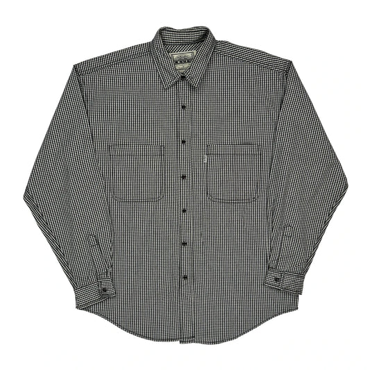 Levis Checked Shirt - Medium Black & White Cotton