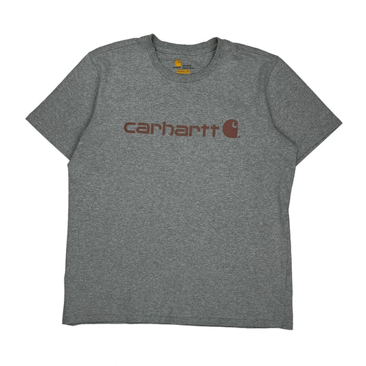 Carhartt T-Shirt - XL Grey Cotton Blend