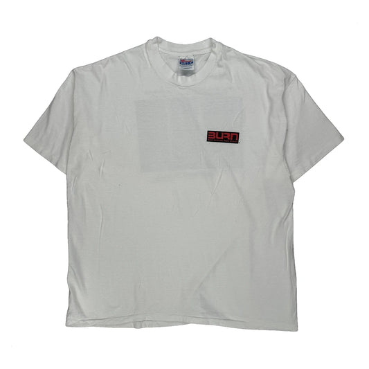 The Black University Radio Network Hanes College T-Shirt - 2XL White Cotton